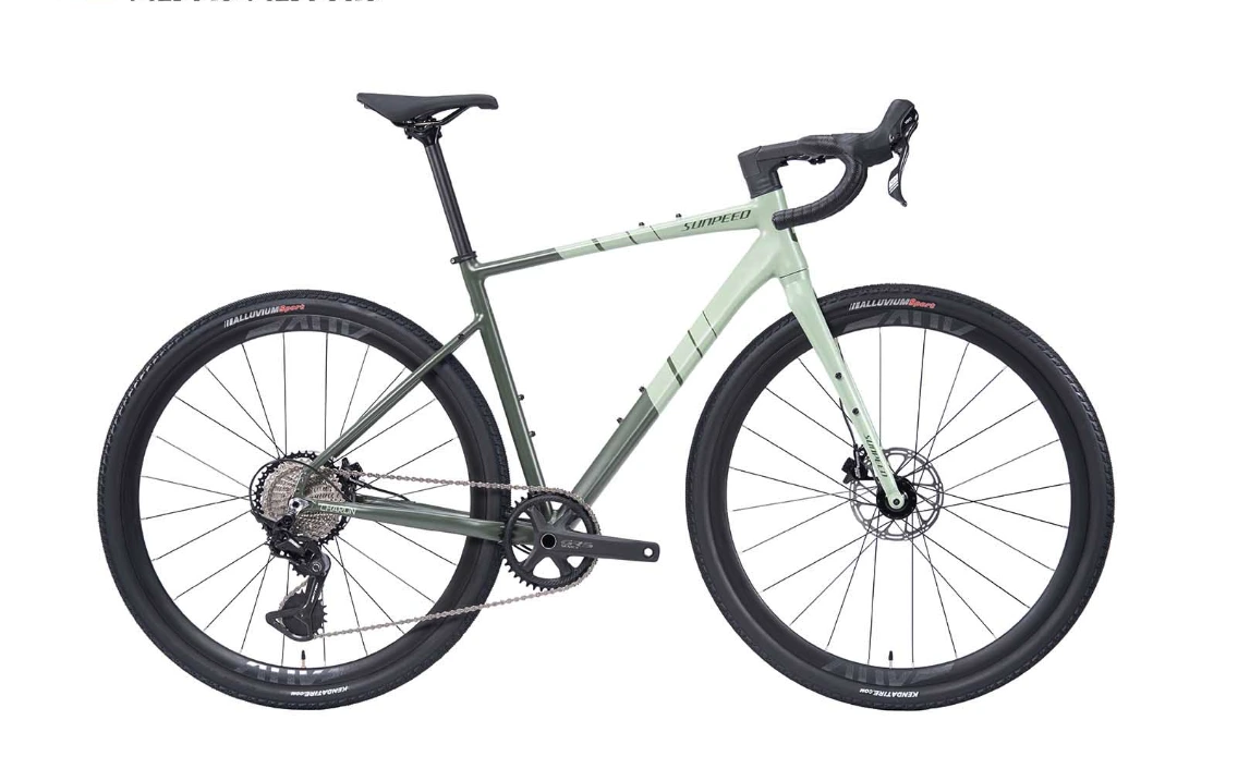 Bike gravel Sunpeed Charon verde